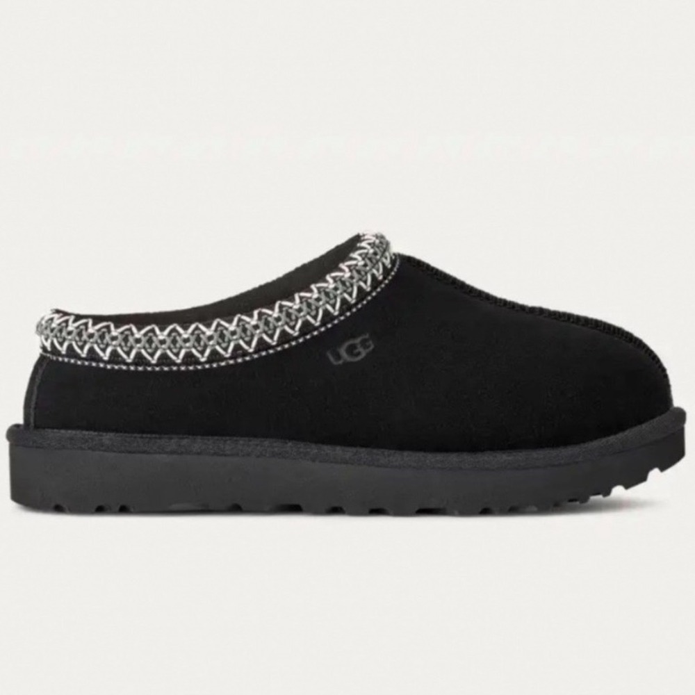 UGG Black Tasman 2 Suede Slippers Loafers Women's Size 12 $125